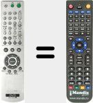 Telecomando sostituto di RMT-D157P (147772221)