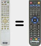 Telecomando sostituto di RMT-D206P (147872311)