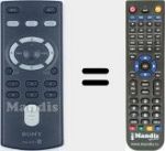Telecomando sostituto di RMX151 (147907714)