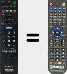 Telecomando sostituto di RM-ED014 (148090411)