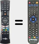 Telecomando sostituto di RC4390P (23573871)