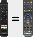 Telecomando sostituto di RC43141 (30100945)