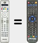 Telecomando sostituto di RC 4347 / 01 (313923812971)