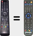 Telecomando sostituto di 49E5600