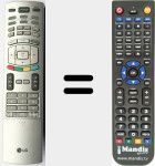 Telecomando sostituto di 6710T00017K