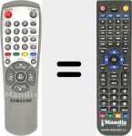 Telecomando sostituto di 00104 N (AA5900104N)