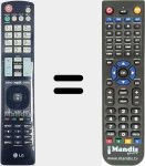 Telecomando sostituto di AKB72914004
