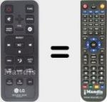 Telecomando sostituto di AKB74435311