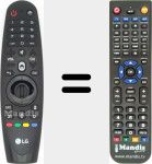 Telecomando sostituto di AKB74495307
