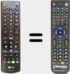 Telecomando sostituto di AKB74915325