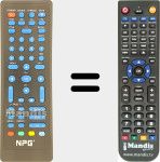 Telecomando sostituto di BS-N2020-DT