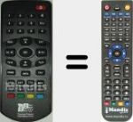 Telecomando sostituto di EasyhomeTDTCompactA