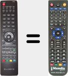 Telecomando sostituto di RC036