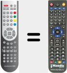 Telecomando sostituto di REMCON1372