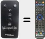 Telecomando sostituto di FOCAL001