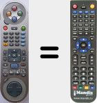 Telecomando sostituto di FreeboxHD