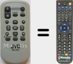 Telecomando sostituto di RM-V750U (LY21524002C)