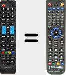 Telecomando sostituto di K55DLJ10US