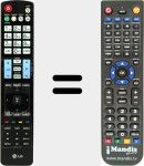 Telecomando sostituto di AKB72914005