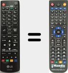 Telecomando sostituto di AKB73975762