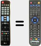 Telecomando sostituto di AKB74455403