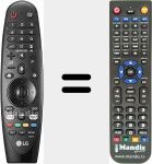 Telecomando sostituto di AKB75455301 (AN-MR18 BA)