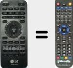 Telecomando sostituto di AKB68183501