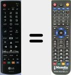 Telecomando sostituto di AKB74475490