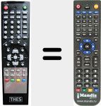 Telecomando sostituto di REMCON204