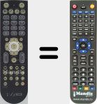 Telecomando sostituto di TVIX-HD M-5100SH