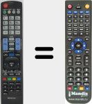Telecomando sostituto di AKB72914279 (MI-AKB72914279)