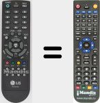 Telecomando sostituto di CL8120 (MKJ32816602)