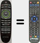 Telecomando sostituto di T4HS1408