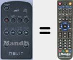 Telecomando sostituto di NVR800