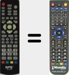 Telecomando sostituto di RC-02-B