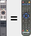 Telecomando sostituto di NR210