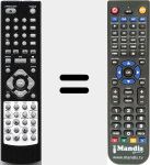 Telecomando sostituto di NVR7030TDXT19