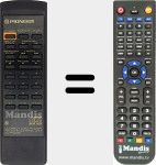 Telecomando sostituto di CU-PD046 (PWW1061)