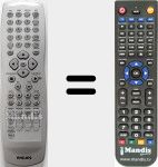 Telecomando sostituto di RC1145201/01 (996500014560)