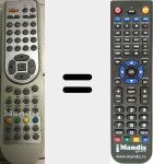 Telecomando sostituto di COMBI LCD 19 HD W