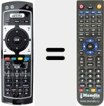 Telecomando sostituto di R-838