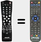 Telecomando sostituto di RC 2526 / 01 (482221910707)