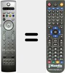 Telecomando sostituto di RC431001S (242254900487)