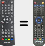 Telecomando sostituto di RDT756U