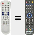 Telecomando sostituto di RM 611