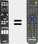 Telecomando sostituto di RM-PJVW70 (148709712)