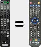 Telecomando sostituto di RM-U305C (147655241)