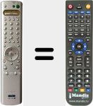 Telecomando sostituto di RM-Y 1102 (147828512)