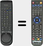 Telecomando sostituto di RR-DV 93