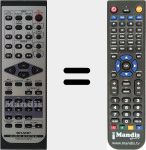 Telecomando sostituto di RRMCG0409AWSA